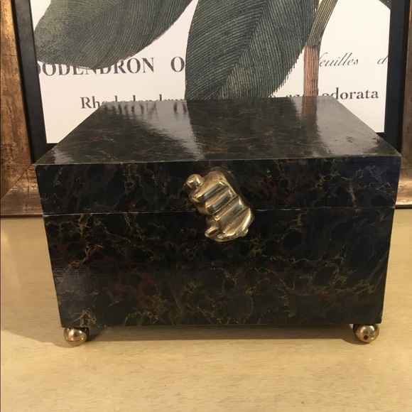 Other - Faux Tortoise Shell Stash Box